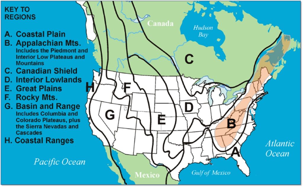 Appalachian Gold Belt - North American Zones