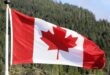Canada Flag - Water & Trees